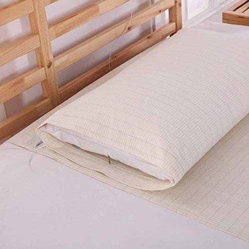 ibowee Grounding Piowcase 2 Pack, Conductive Pillowcase with US Cord for Natural Wellness