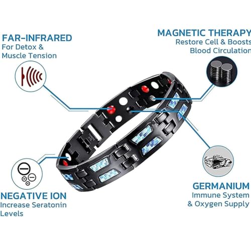 Far Infrared Ionizer Wristband, Far Infrared Negative Ions Wristband, Infrared Magnetic Therapy