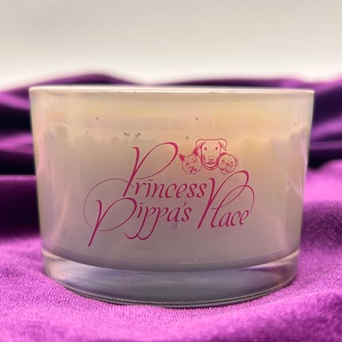 Princess Pippa's Place Healing Candles with Crystals Inside- Natural Soy Wax 7 Stones Crystal Candle Jar