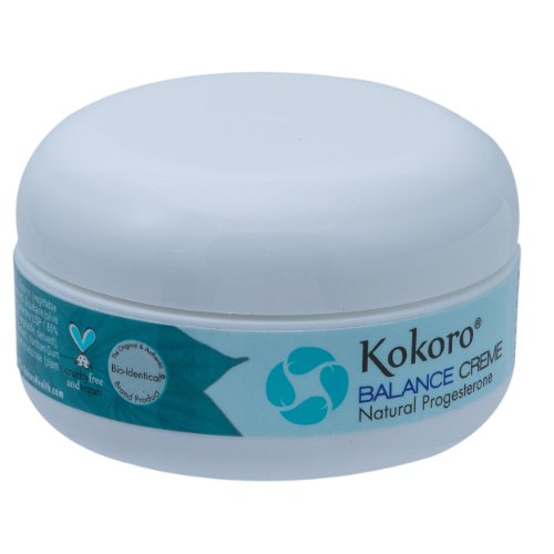 Kokoro Balance Creme for Women, Bioidentical Natural Progesterone Cream for Menopause Support