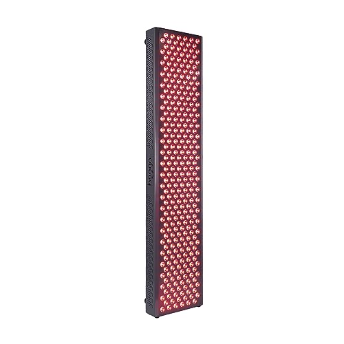 Hooga Red Light Therapy, Red Near Infrared LED Panel, 300 Quad Chip Flicker Free LEDs, Ultra Series