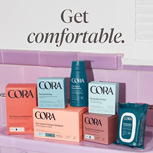 Cora Organic Applicator Tampon Multipack | 18 Regular & 18 Super Absorbency