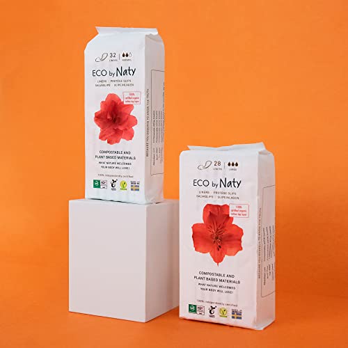 Eco by Naty Panty Liners for Women – Liners for Daily use, Eco-Friendly Women’s Thin Discreet Panty