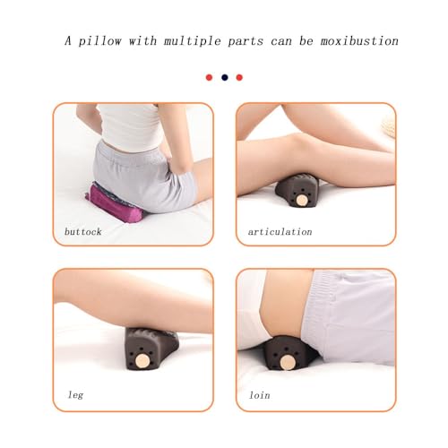 LANYANZI Purple moxibustion Pillow Cervical Vertebra Pillow moxibustion Waist moxibustion Box