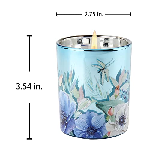 Grapefruit & Kiwi Scented Candles for Home Aromatherapy Candle Gifts for Women, Long Lasting Glass