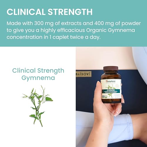 Himalaya Organic Gymnema Herbal Supplement for Weight Management, USDA Certified