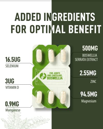 FromBIO for Joints Health and Cartilage, Boswellia, 1,000mg of Boswellia and 71mg of AKBA & KBA