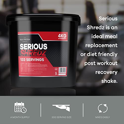 The Bulk Protein Company – Serious Shredz – Diet Whey Protein Powder – Contains L