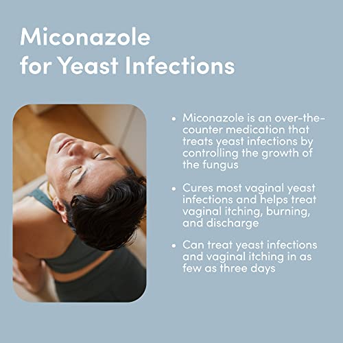 Hers Miconazole 3 Day Yeast Infection Treatment - Treats Vaginal Itching, Burning, Discharge