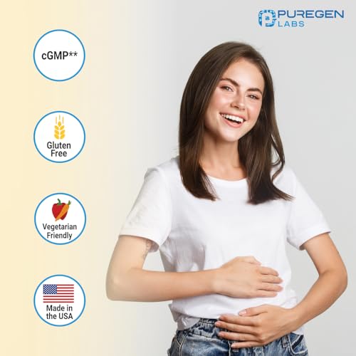 Puregen Labs Dairy Relief Natural Fast Acting Lactase Enzyme 3000 FCC, Lactose Intoleran