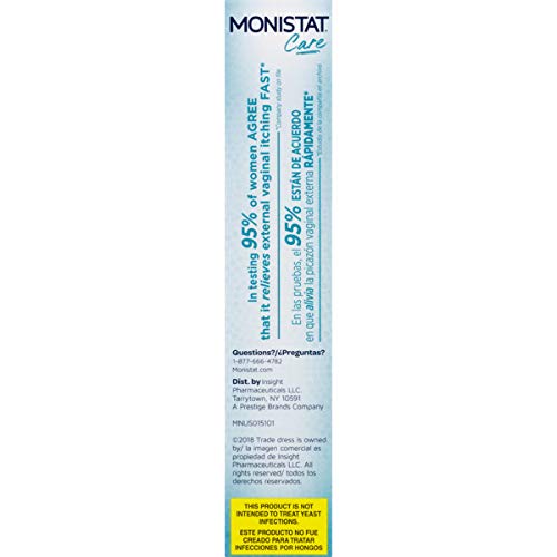 Monistat Care Instant Itch Relief Cream | Max Strength | Cools & Soothes | 1 OZ