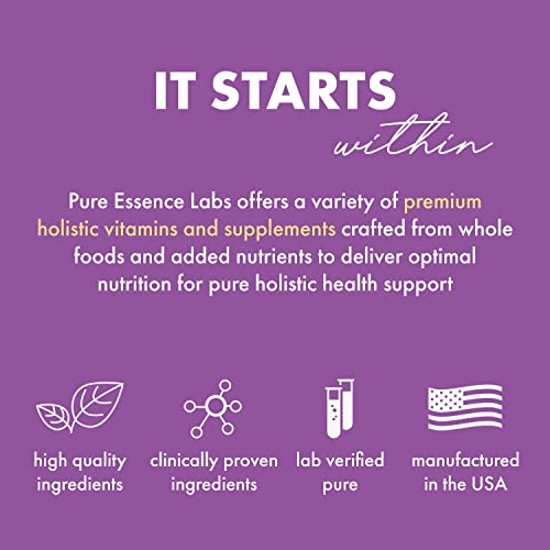 Pure Essence Labs Transitions Vitamins for Women, Natural Menopause Relief Supplement