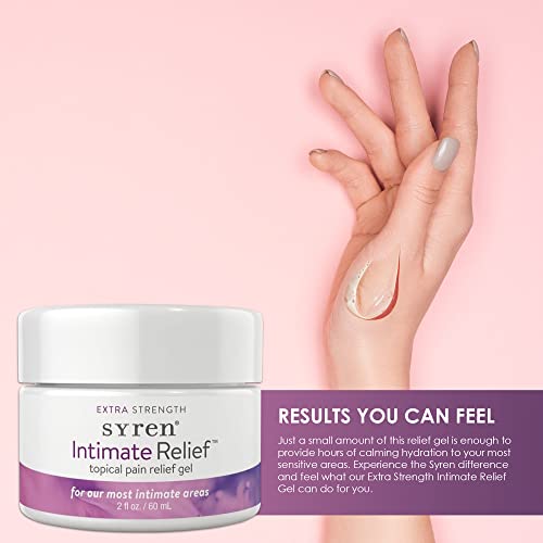 Syren Intimate Relief - Intimate Pain Relieving Gel - Relieves Vulva Pain, Throbbing, Spasms, Vaginal Dryness