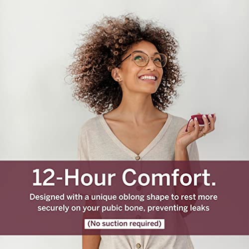 Pixie Cup 2 Menstrual Discs - Most Comfortable Reusable Period Discs - Removable Stem