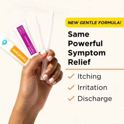 FemiClear Gentle Relief Formula 2 Day Infection Treatment, Gentle Formula for More Sensitive Individuals