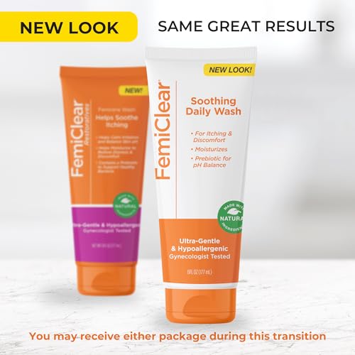 FemiClear Restoratives Soothing Feminine Wash - Feminine Care Wash for Itching & Irritated Skin