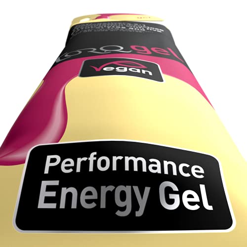 Torq Energy Gel Raspberry Ripple - Sports, Cycling, Running Gels with 30 g Carbohydrates
