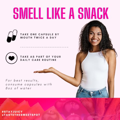 Sweet Spot - Pineapple Extract Vaginal Probiotics to Taste Great - 60 Capsules - Supports Vaginal Health