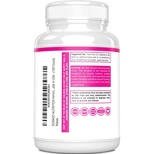 Vaginal Moisturizer & Vaginal Dryness Supplement (150 Capsules) Support Vaginal Wetness & Health