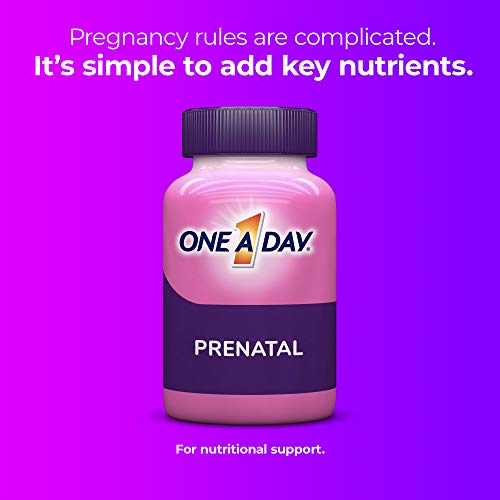 One-A-Day Prenatal 1 with DHA & Folic Acid Softgels, 30 ea (Pack of 4)