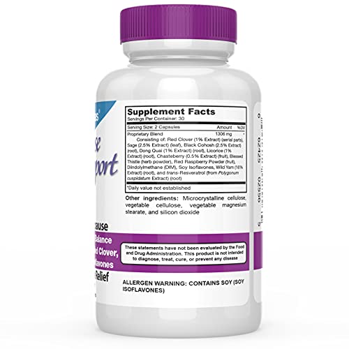 DrFormulas Menopause Supplement for Hot Flashes, Night Sweats Relief, and Support with DIM