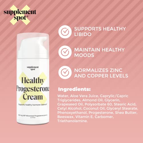 Supplement Spot Healthy Progesterone Cream for Women
