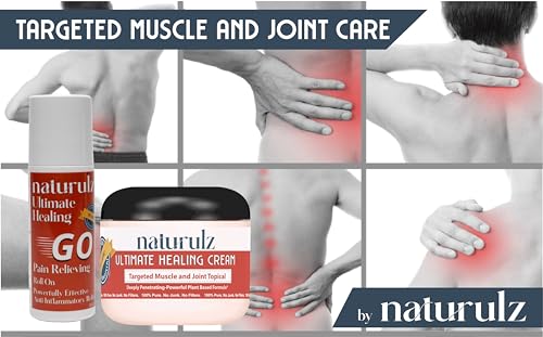 Naturulz Ultimate Healing Cream 4 Ounce Fast-Acting Topical for Backs, Knees, Shoulders, Muscles