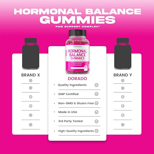 Hormone Balance For Women Gummies & PMS Gummies (90 Gummies) - Natural Hormone Balance