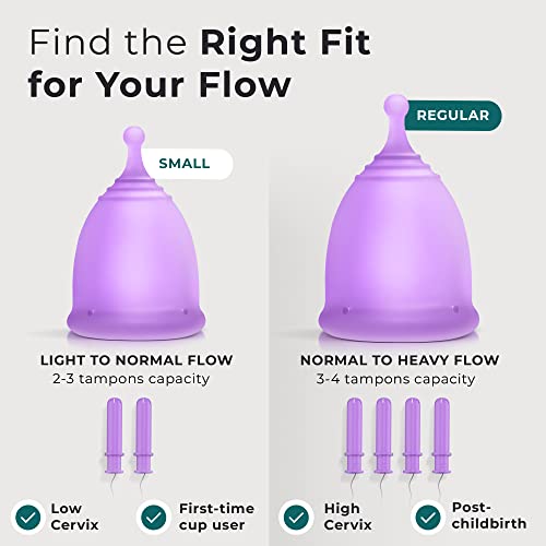 Carecup Menstrual Cup Sterilizer - Modern Menstrual Cup Cleaner Unscented Sanitizer - 2-Minute