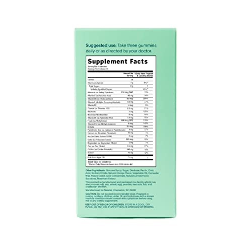 NATALIST Prenatal Gummies for Her Daily Preconception & Pregnancy Formula Women's Multivitamins