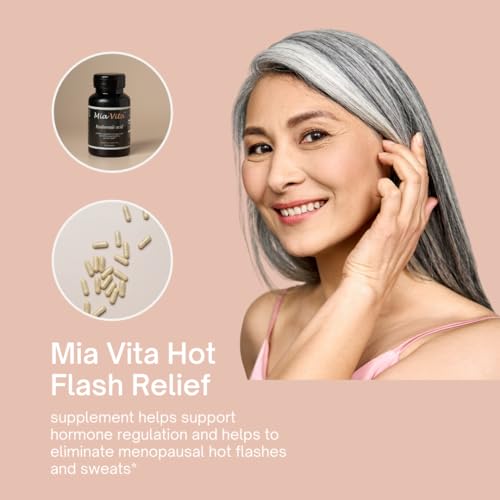FEMMEPHARMA Mia Vita Hot Flash Supplements for Menopause Natural Hormone Regulation