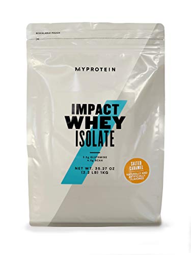 Myprotein Impact Whey Isolate Protein Powder (Caramel, 2.2 Pound (Pack of 1))