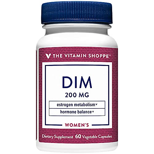 The Vitamin Shoppe DIM with BioPerine - Supports Hormone Balance & Estrogen Metabolism - 200 MG