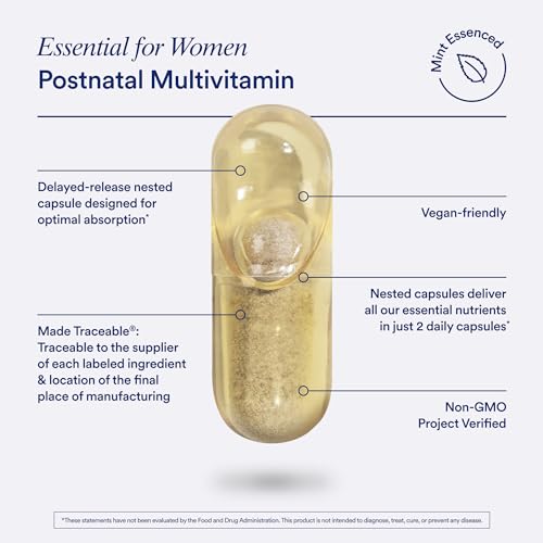 Ritual Postnatal Mom-to-Baby Set, Postpartum Multivitamin and Natal Choline Supplements