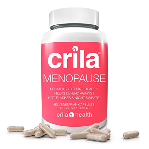 Crila Health Menopause Supplements for Women - 60 Ct. I Night Sweats & Hot Flashes Menopause Relief