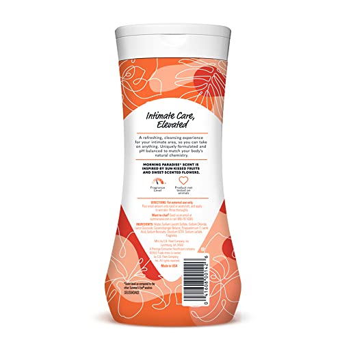 Summer's Eve Morning Paradise Daily Refreshing All Over Feminine Body Wash, Feminine Wash pH