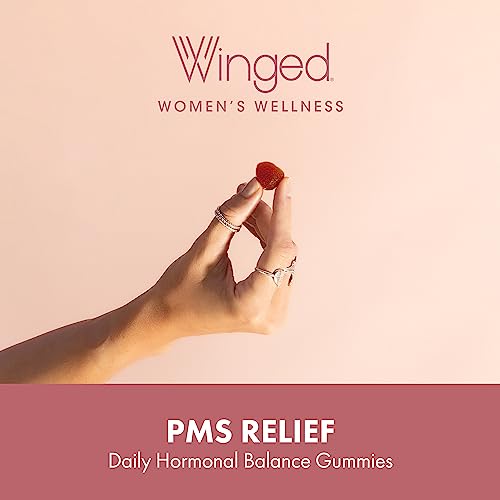 Winged Wellness PMS Relief Vitamins - Daily Hormonal and Balance and PMS Symptom Relief