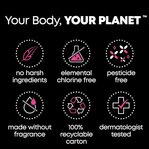 U by Kotex Balance Sized for Teens Ultra Thin Pads with Wings, Heavy Absorbency, 56 Count