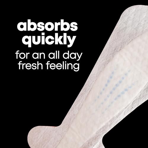 U by Kotex Balance Daily Wrapped Thong Panty Liners, Light Absorbency, Regular Length, 50 Count