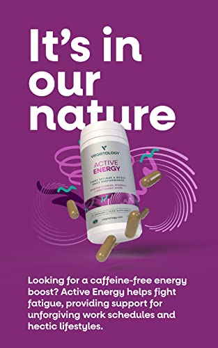 Vegetology Energy Supplements – Iron, Vitamin C & B2, B12, Folate & More – Vitamin Supple