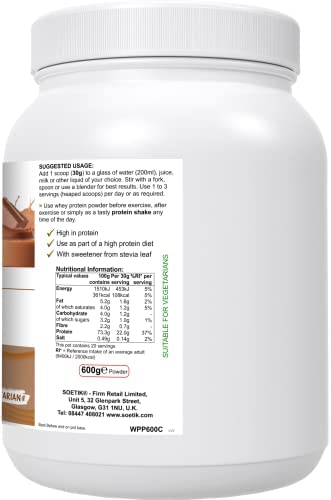 Soetik Whey Protein Powder (Chocolate Flavour) 600g