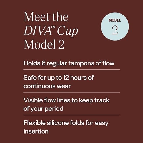 DivaCup - BPA-Free Reusable Menstrual Cup - Leak-Free Feminine Hygiene - Tampon and Pad