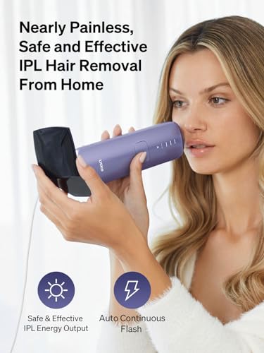 Ulike Laser Hair Removal for Women and Men, Air 3 IPL Hair Removal with Sapphire Ice-Cooling System