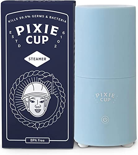 Pixie Menstrual Cup & Disc Steamer Sterilizer 2.0 - Kills 99.9% of Germs with Cleaner Steam