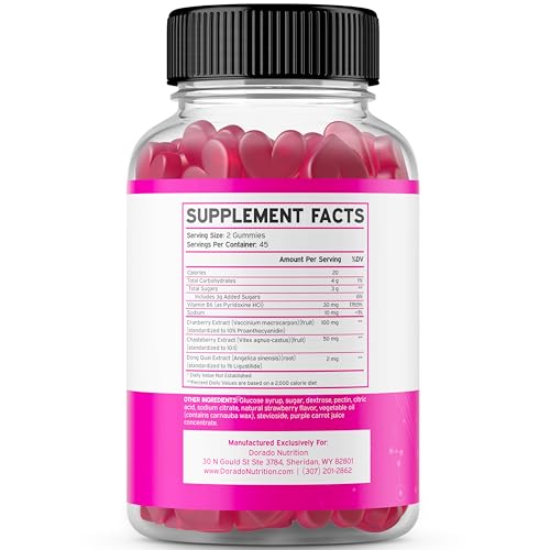Hormone Balance For Women Gummies & PMS Gummies (90 Gummies) - Natural Hormone Balance