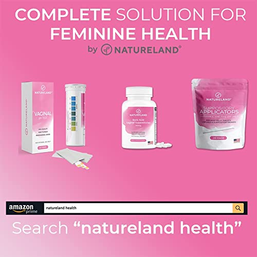 Natureland [20/40 Pack Vaginal Suppository Applicators for Women,Soft Tip Auxiliary Tool for Pills