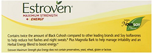 Estroven Maximum Strength + Energy - One Per Day Formula - 60 Caplets