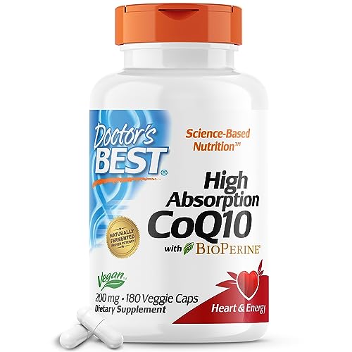 Doctor's Best High Absorption CoQ10 with BioPerine, Non-GMO, Gluten & Soy Free