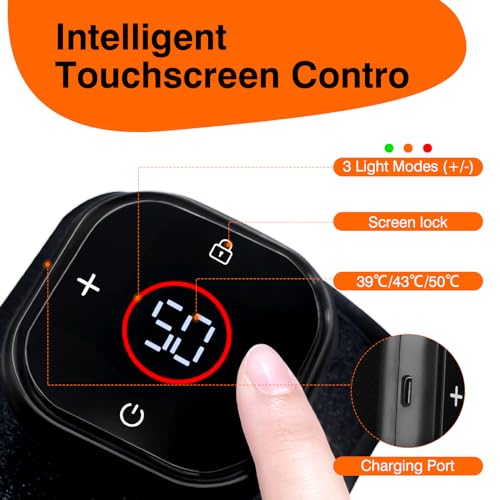 Cordless Red Light Therapy for Knee, Infrared Light Therapy Devices for Knee Pain Relief, Meniscus Injury