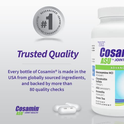 Cosamin ASU Joint Health Supplement – Advanced, Faster-Acting Formula, 90 Capsules